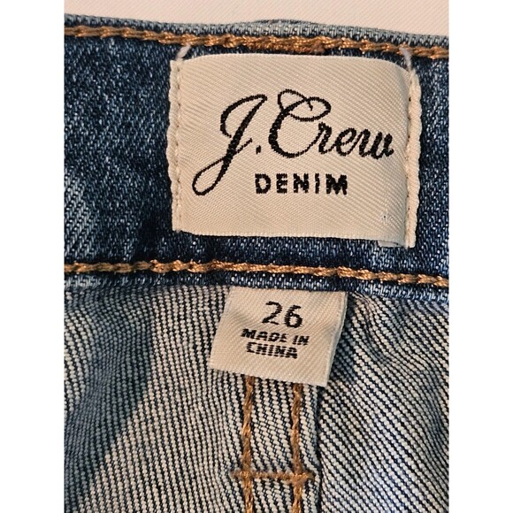 J. Crew Slim Boyfriend Jeans Womens Size 26 Distressed - Picture 9 of 13